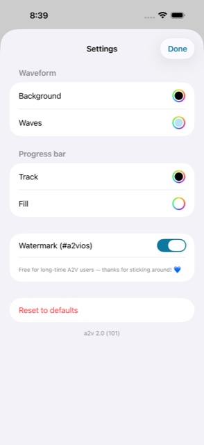 A2V screenshot