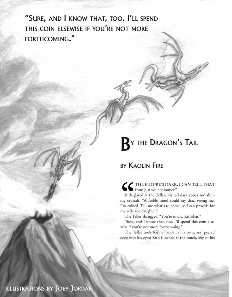 By the Dragon's Tail as printed in Bull Spec, issue 2 (Summer 2010)